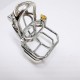 stainless steel chastity device cock cage ZS144