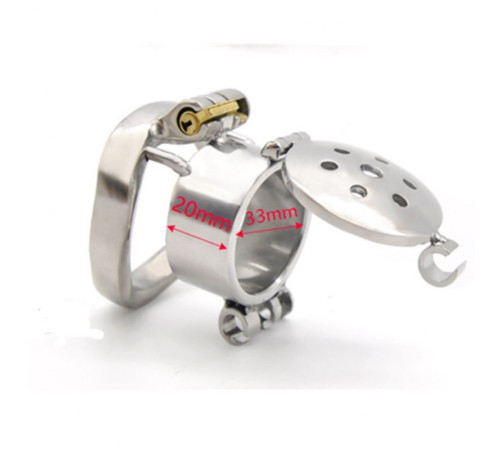 Пояс  Double Lock Flip Glans Cover Chastity Cage Standart