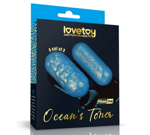 Вагинальные шарики для тренировки мышц Oceans Toner Egg Set Streight