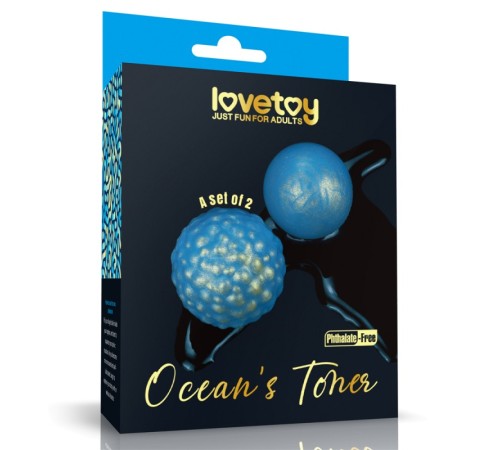 Вагинальные шарики для тренировки мышц Oceans Toner Egg Set Round