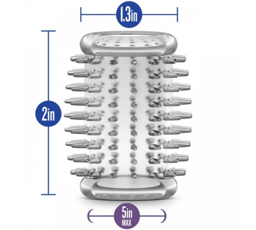 Прозрачная насадка на  с усиками Stay Hard Cock Sleeve 01
