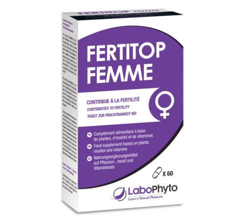 Препарат для повышения фертильности FertiTop for women, 60 капсул