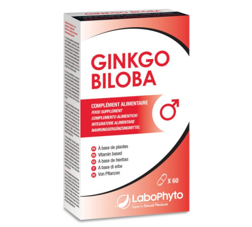 Препарат для улучшения эрекции Ginkgo Biloba, 60 капсул