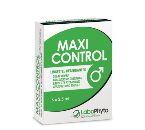 Пролонгатор а для мужчин MaxiControl Delaying Wipes, 6шт