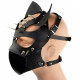 Flirting Leather Bondage Hood With Open Eye