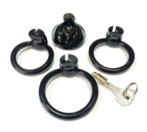 Пояс  для мужчин Excited Finger Caress Chastity Device Black