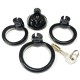 Пояс  для мужчин Excited Finger Caress Chastity Device Black