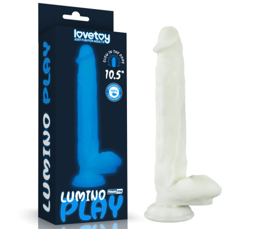 Фаллоимитатор светящийся Lumino Play Silicone Dildo 10.5