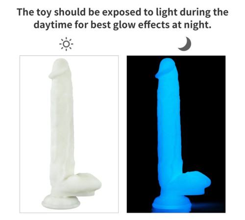 Фаллоимитатор светящийся Lumino Play Silicone Dildo 10.5