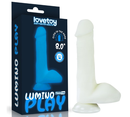 Фаллоимитатор светящийся Lumino Play Silicone Dildo 8.0