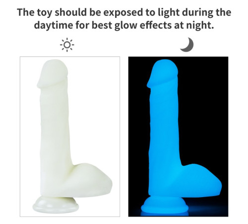 Фаллоимитатор светящийся Lumino Play Silicone Dildo 8.0