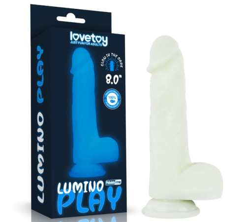 Фаллоимитатор светящийся Lumino Play Silicone Dildo 8.0