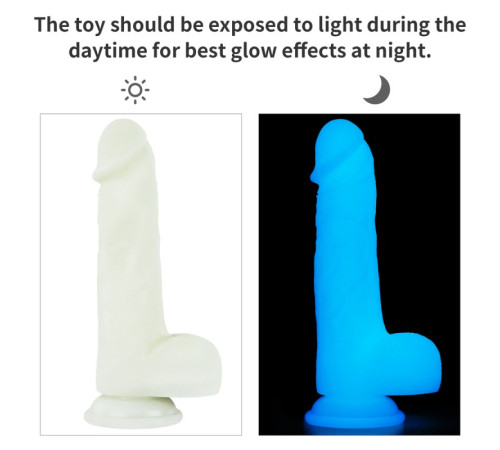 Фаллоимитатор светящийся Lumino Play Silicone Dildo 8.0