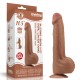 Фаллоимитатор King Sized Sliding Skin Dual Layer Dong Brown 11.5