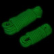 Веревка гладкая флуоресцентная светящаяся зеленая Glow In The Dark Rope, 5 метров