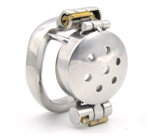 Пояс верности Double Lock Flip Glans Cover Chastity Cage Small