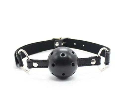 Черный дышащий  для рта Breathable Ball Gag