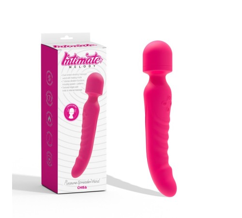 горошинкаально-льный двойной вибромассажер Pleasure Spreader Wand Pink