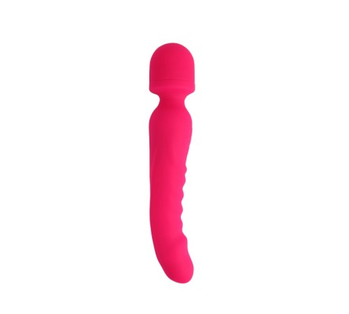 горошинкаально-льный двойной вибромассажер Pleasure Spreader Wand Pink