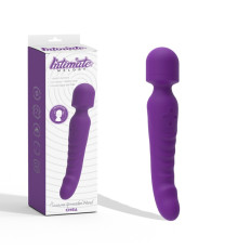 горошинкаально-льный двойной вибромассажер Pleasure Spreader Wand Pulple