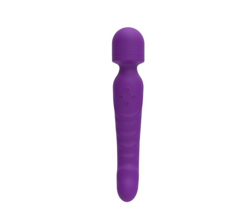 горошинкаально-льный двойной вибромассажер Pleasure Spreader Wand Pulple