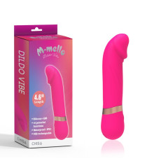 Перезаряжаемый розовый мультискоростной вибратор Dildo Vibe