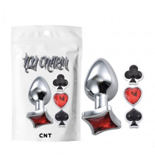 особиста пробка с сменными карточными мостями наконечниками Poker Game Gem Plug Set