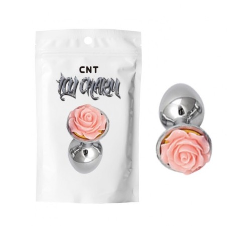 особиста пробка с розовой розочкой Flirt Rose Metal Plug