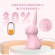 Розовый мультифункциональный кролик 3 в 1 Kissing Bunny