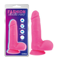 Фаллоимитатор на присоске Dual Density Cock Dildo Pink 7.0