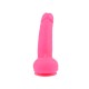 Фаллоимитатор на присоске Dual Density Cock Dildo Pink 7.0