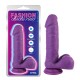 Фаллоимитатор на присоске Dual Density Cock Dildo Purple 7.6