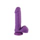 Фаллоимитатор на присоске Dual Density Cock Dildo Purple 7.6