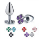 особиста пробка Metal Clover Butt Plug Jewelry Small Green