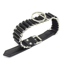 Ошейник с кольцом Bondage Slave Leather Collar