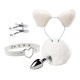 Набор для уальных игр для пар Bondage Toys Kit White