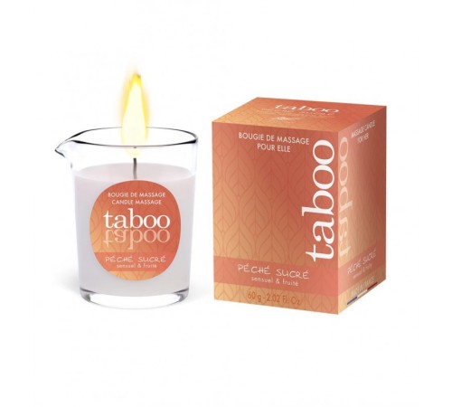 Свеча для массажа Taboo Candle Nectarina For Her