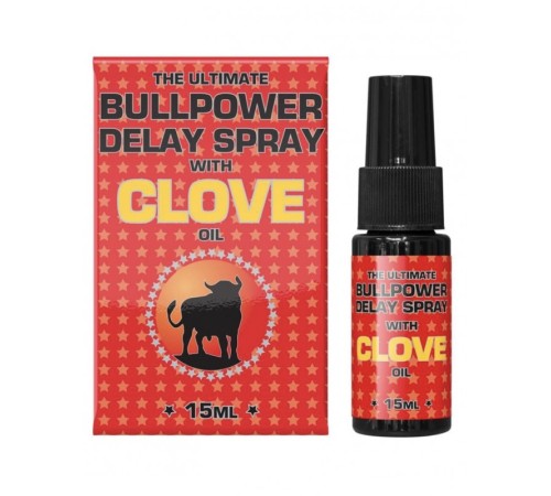 Спрей для задержки задоволення Bull Power Clove Delay Spray, 15мл