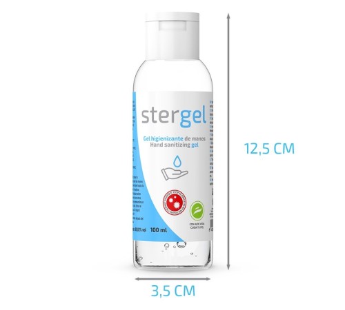 Дезинфицирующий гель для игрушек Stergel Hidroalcoholico Disinfectant Covid-19, 100мл