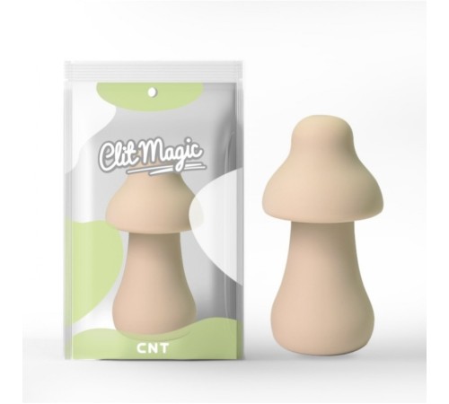 Вибростимулятор для женщин 3D Design Protruding Mushroom Off White