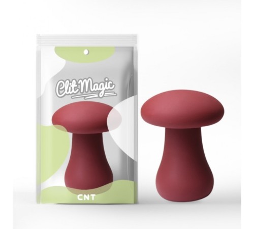 Вибростимулятор для женщин 3D Design Oyster Mushroom Red