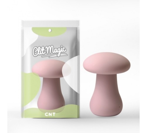 Вибростимулятор для женщин 3D Design Oyster Mushroom Pink