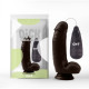 Масажер на присоске с пультом управления Stud Realistic Vibrator Brown 6.9