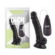 Масажер на присоске с пультом управления Super Realistic Vibrating Dildo Black