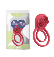 чоловіче кольцо с Масажером Rose Dual Power Ring Red