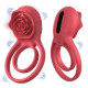 чоловіче кольцо с Масажером Rose Dual Power Ring Red