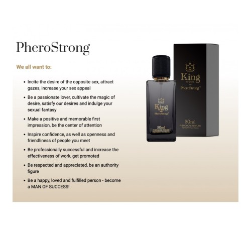 Духи с феромонами PheroStrong pheromone King for Men, 50мл