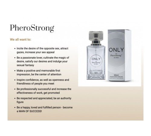 Духи с феромонами PheroStrong pheromone Only for Men, 50мл