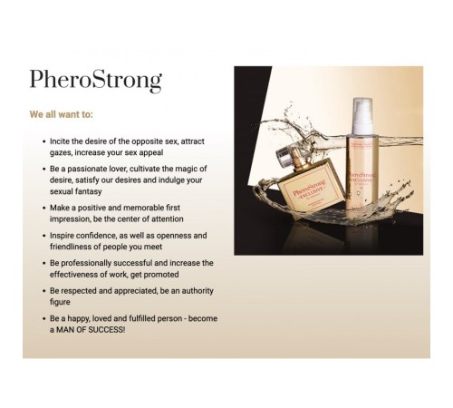 Духи с феромонами PheroStrong pheromone Exclusive for Women, 1мл