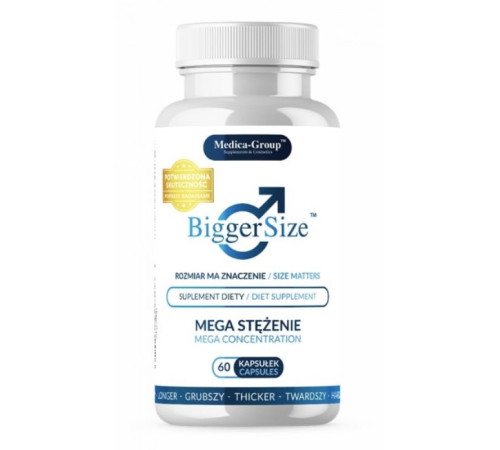 Препарат для увеличения полового а BiggerSize Capsules, 60шт